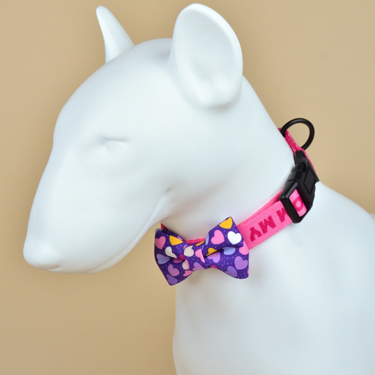 New cross-border summer cute pet collar and bow tie, double-sided printed cat and dog bow tie, cartoon bow tie pic 5