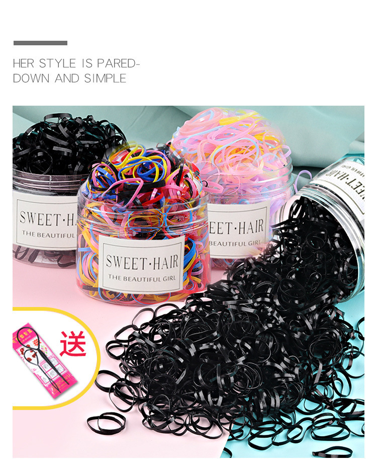 Baby exclusive colorful hair band for tying hair and hairstyle decoration pic 1