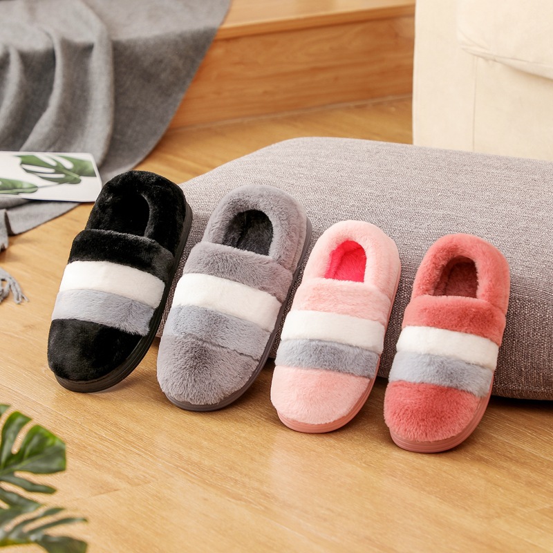 新款时尚包跟棉鞋可外穿秋冬季家居情侣保暖男女款棉鞋厂家直销详情2