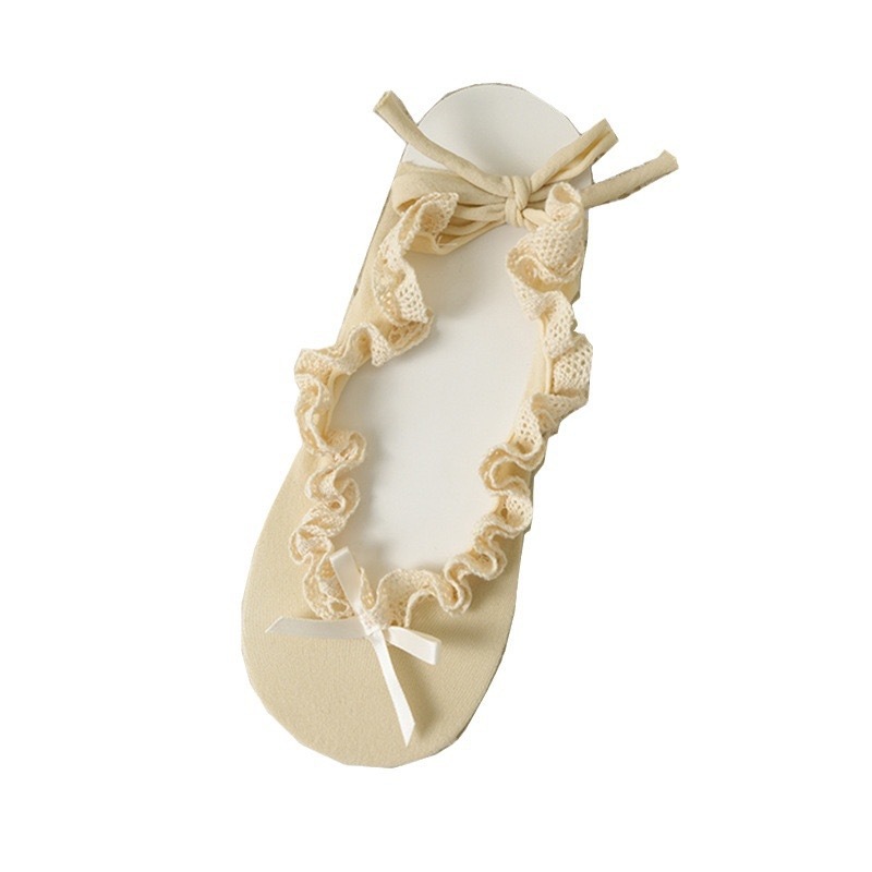 芭蕾舞蹈袜女日系蝴蝶结蕾丝花边袜搭配玛丽珍芭蕾鞋女士洛丽塔袜详情6