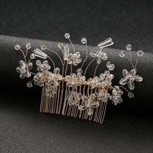 Handcrafted pearl hair forks, simple and elegant daily hair accessories for brides, hairpins, handcrafted beaded pearl gold and silver hair accessories pic 17