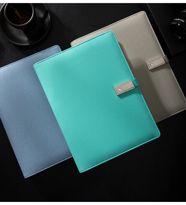 Customized a5 wireless charging notebook, power bank, notebook with USB flash drive, business gift set, customized logo pic 14