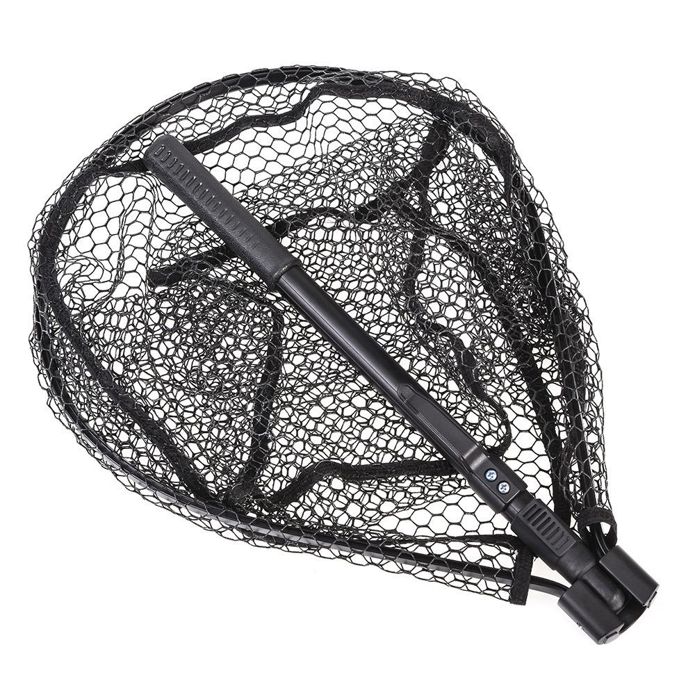 27984 LEO/ Leou [Aluminum Alloy Quick Folding Flying Fishing Hand-Drawn Net] Fly Fishing Fishing Net and Fishing Gear Net pic 9