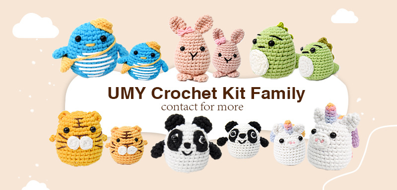 Amazon Crochet material kit English instruction manual DIY Knitting Yarn Ball Rabbit Crochet doll pic 12