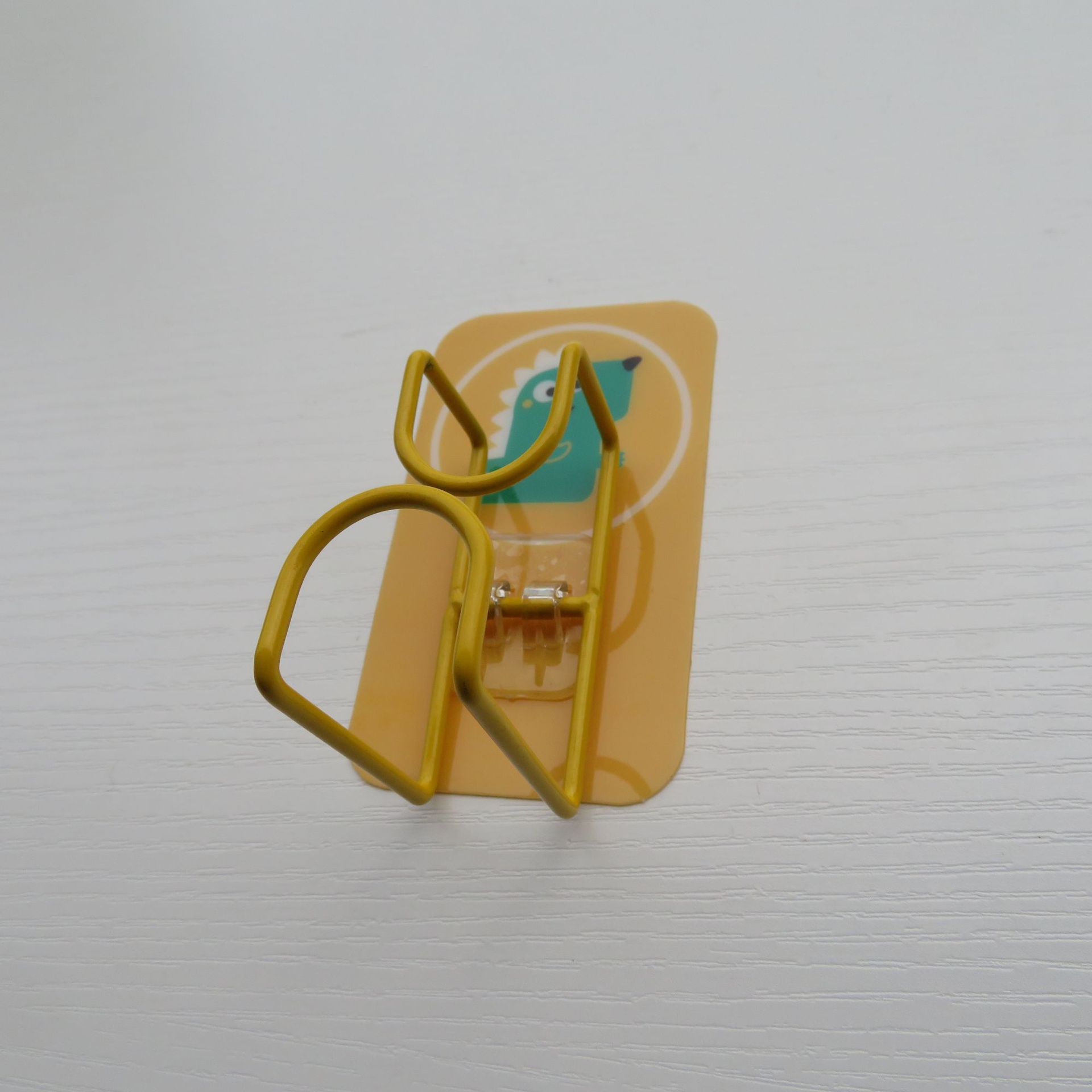 Non-perforated ironwork baked paint bathroom washbasin hook, seamless wall-mounted strong adhesive stainless steel washbasin storage rack pic 2