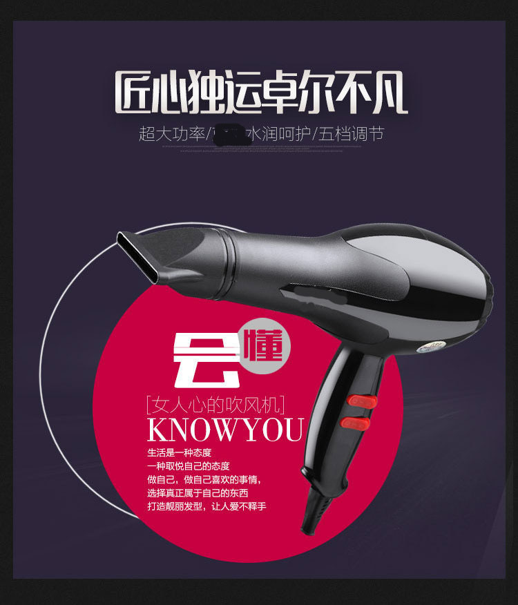 Household hot and cold air hair dryer pic 4