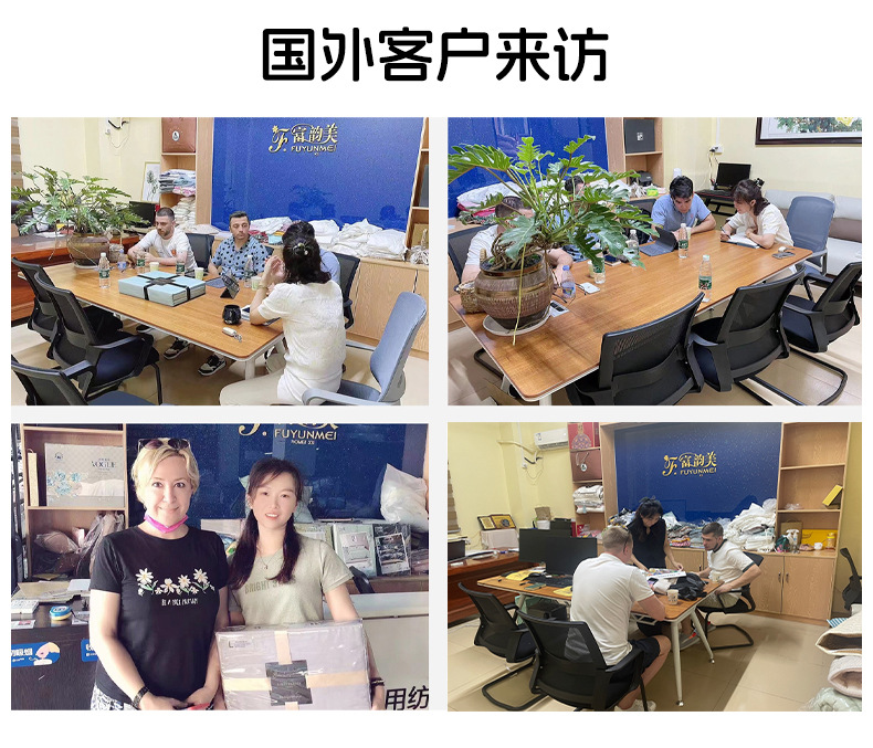 Wholesale of pure cotton four-piece bedding sets for export, cross-border bed sheets and duvet covers from Europe and America, pure cotton four-piece bedding sets for autumn and winter pic 10