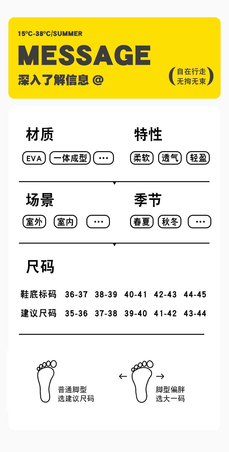 洞洞鞋女夏季2024新款外穿防滑软底海边沙滩包头凉拖鞋男女款夏天详情11