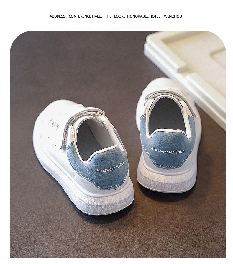 儿童鞋子女童小白鞋真皮2024新款春秋大童板鞋男童运动鞋麦昆童鞋详情14