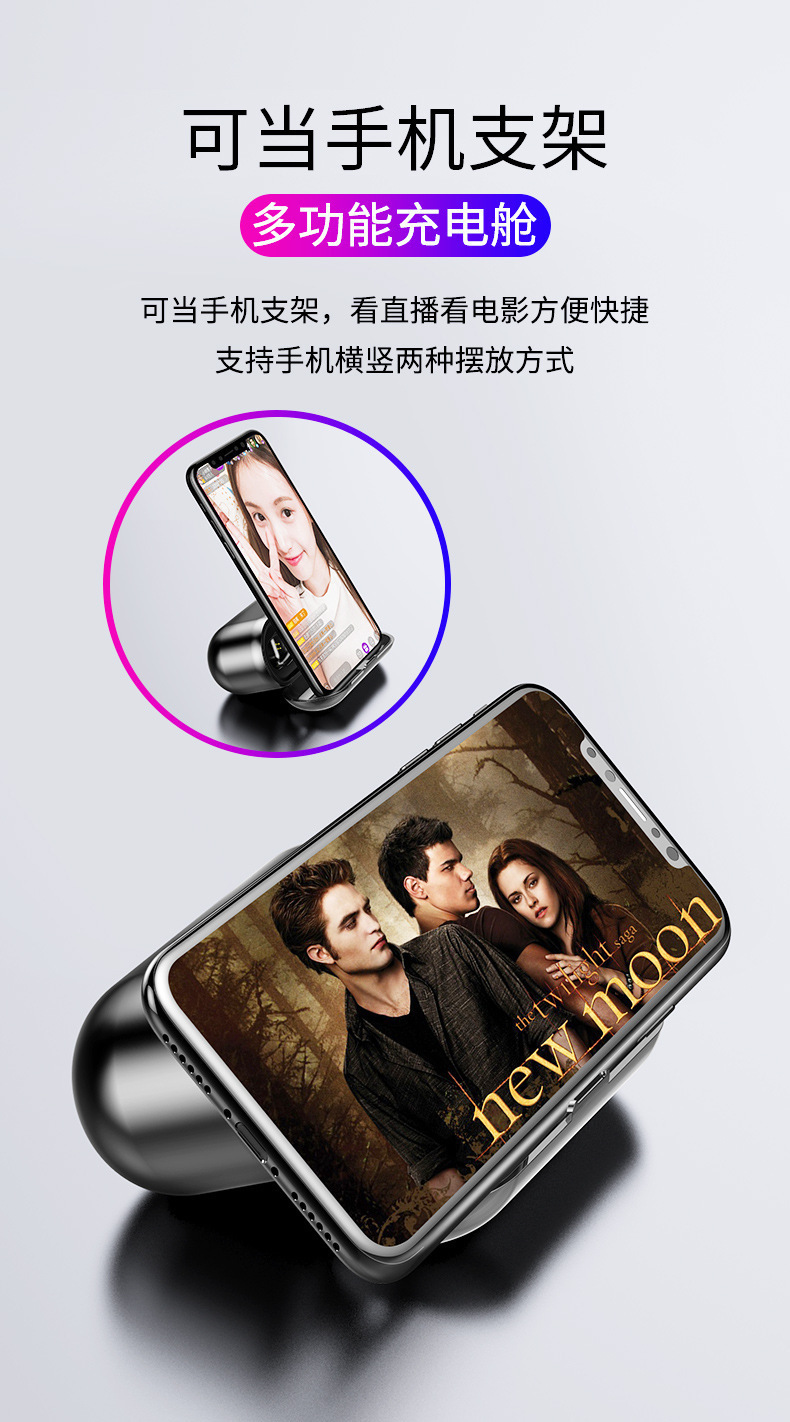 f9触摸蓝牙耳机 入耳式真无线运动m20m27m41m36数显蓝牙耳机跨境详情20