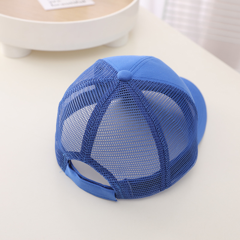 Sombreros para niños verano niñas sombrero de pato bebé mid-big boy gorra de béisbol para niños sombreado protección solar malla sombrero marca de marea pic 10