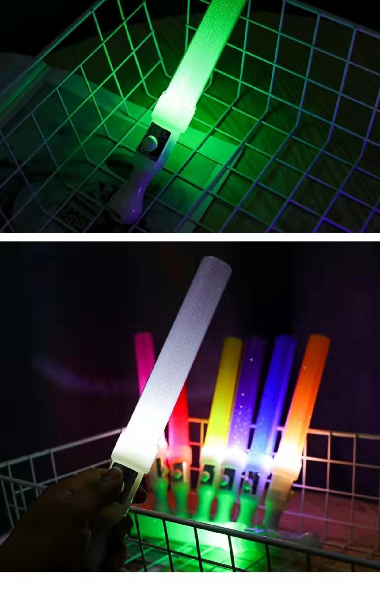 Factory wholesale LED five-pointed star glow sticks, luminous sticks, star flashing sticks, concert support sticks, LOGO pic 10