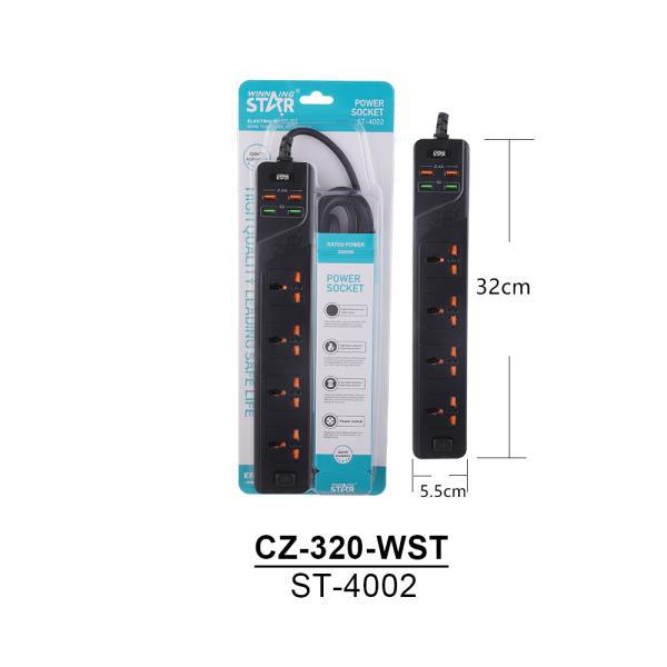 Winning Star foreign trade stock flame-retardant material multi-hole USB multi-functional universal socket for home and office pic 14