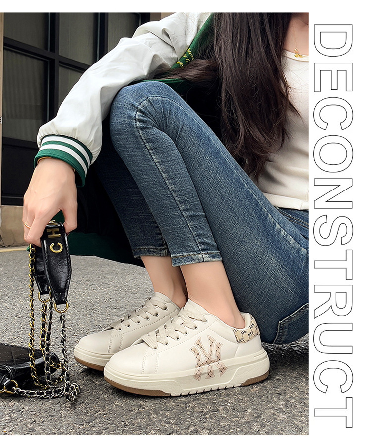 跨境小白鞋女款秋季高级感厚底轻便板鞋女百搭配裙子运动休闲鞋男详情16