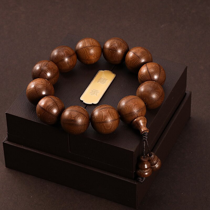 国潮-精品五台山六道木老料2.0文玩手串 文玩手捻佛珠手链念珠工艺品详情1