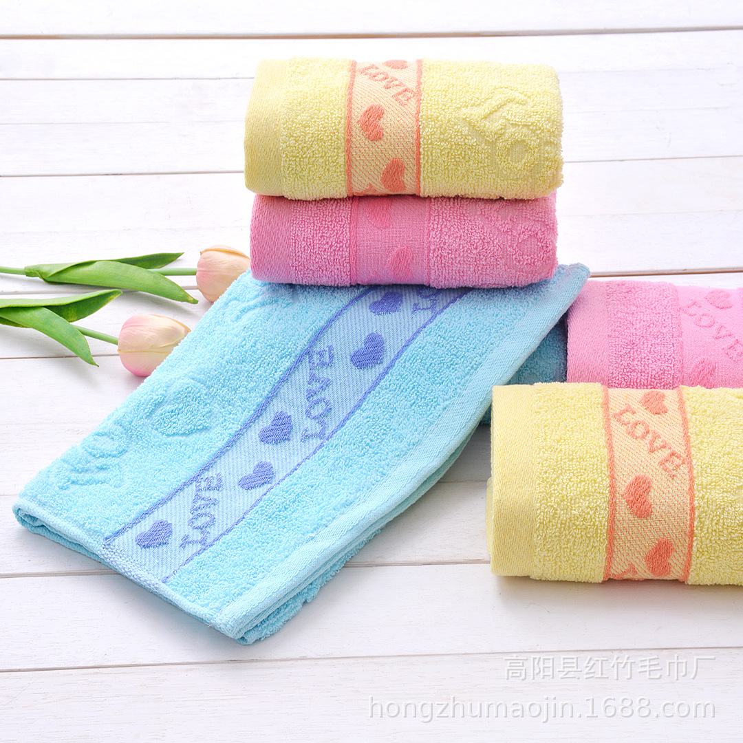 Factory wholesale pure cotton thickened checkered towels, absorbent household daily face towels, gift customization logo pic 34
