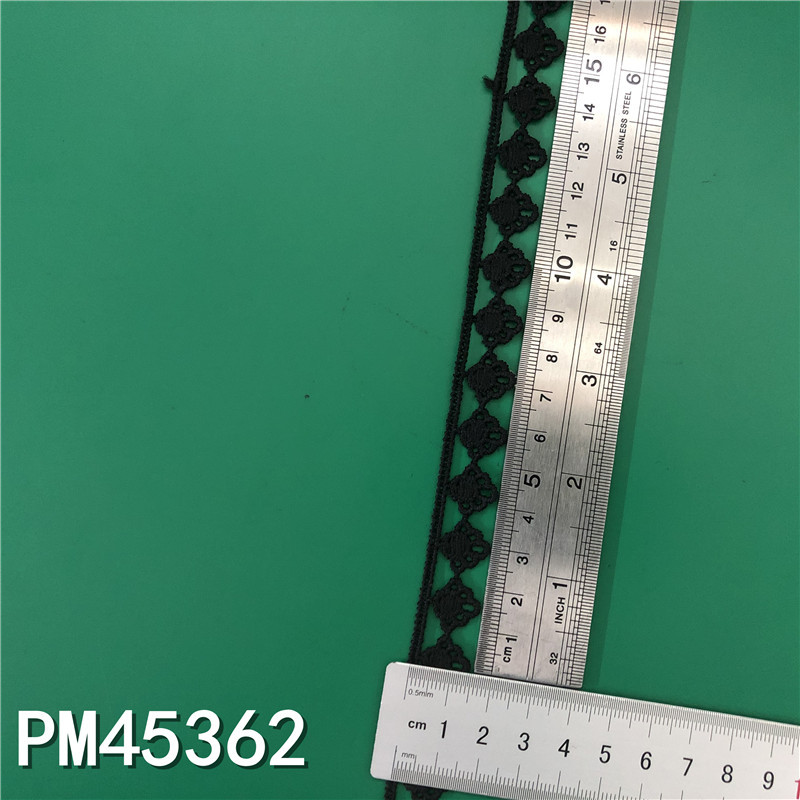 New Lolita embroidery water-soluble lace, milk silk single-sided small flower wave lace, lace with barcode pic 7