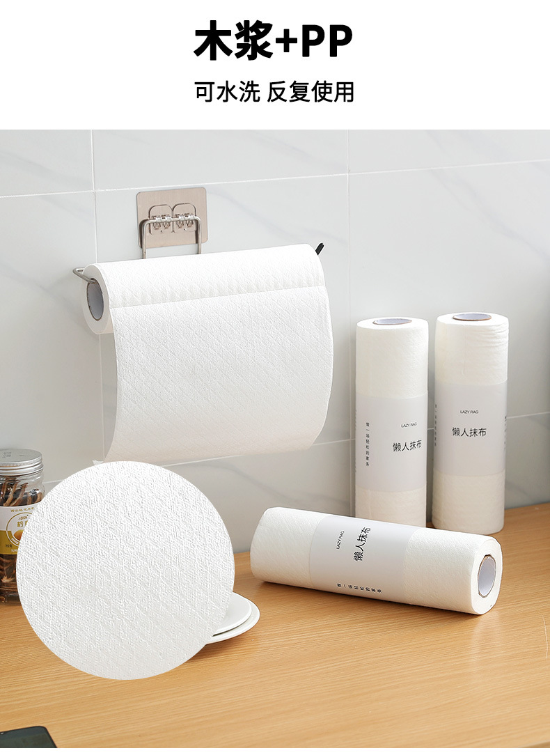 懒人抹布干湿两用厨房加厚去油洗碗布可水洗家用吸水一次性无纺布详情16