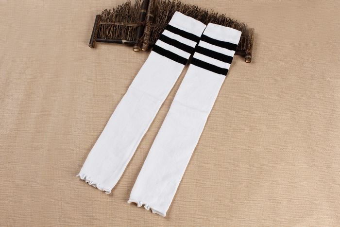 Japanese autumn and winter new combed cotton warm socks, three-bar student socks, air-conditioned room knee and leg guards pic 42