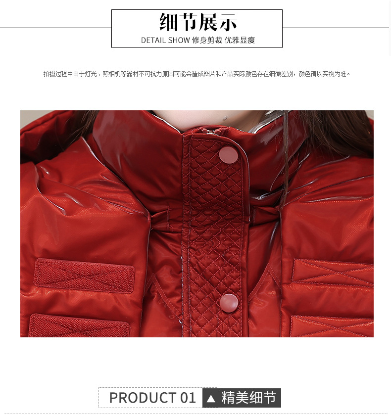 Estilo elegante con capucha nueva chaqueta para mujeres invierno 2022 temperamento con cordones slim estilo medio largo abrigo para mujeres pic 23