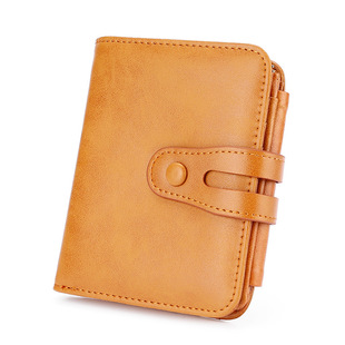 跨境爆款大容量多功能长款女士钱包rfid欧美复古真皮手拿包详情8