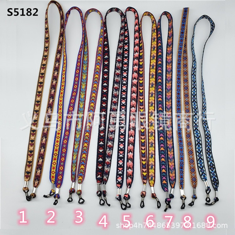 Custom nuevo estilo estilo étnico cuerda de gafas cadena de gafas colgante cuello cuello anti-caída cuerda de gafas europa y américa popular influencers pic 8