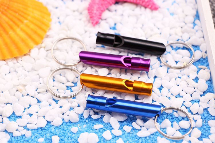 Pet whistles, aluminum alloy colorful small whistles, fire-fighting and wilderness survival whistles, outdoor training dog pet whistles pic 5