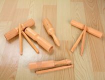 厂家直销奥尔夫打击乐器 儿童音乐玩具小号10cm卡通手拍鼓 摇铃鼓详情10