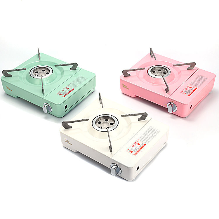 Factory direct supply outdoor barbecue grill, stainless steel lotus burner, portable camping baking stove, anti-air flow stove pic 6