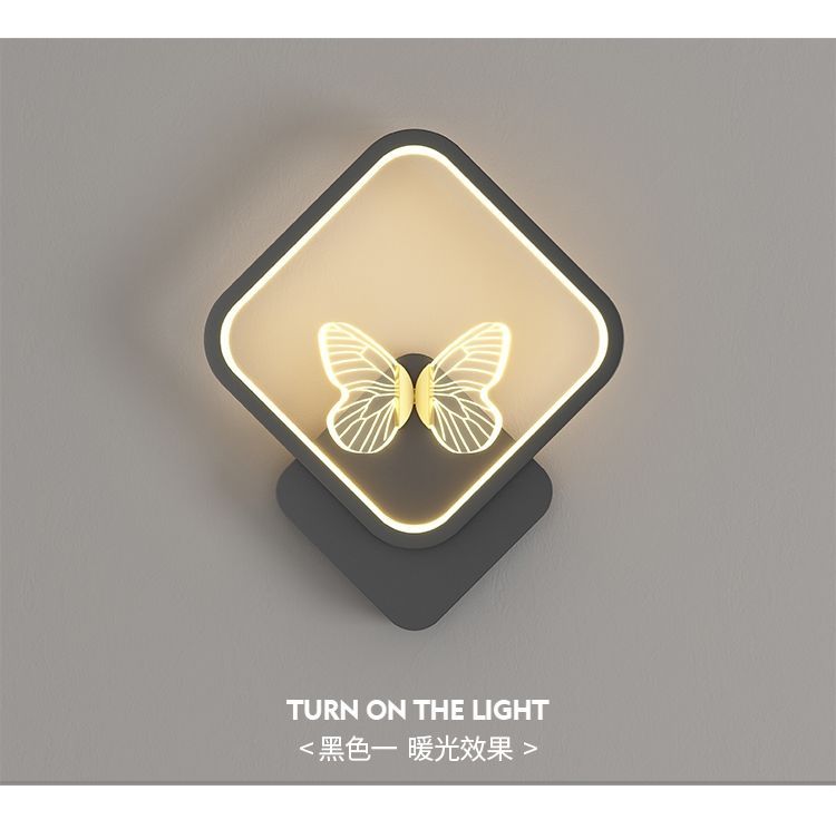 创意儿童墙壁灯北欧卧室床头灯简约现代圆形客厅过道电视背景壁灯详情19