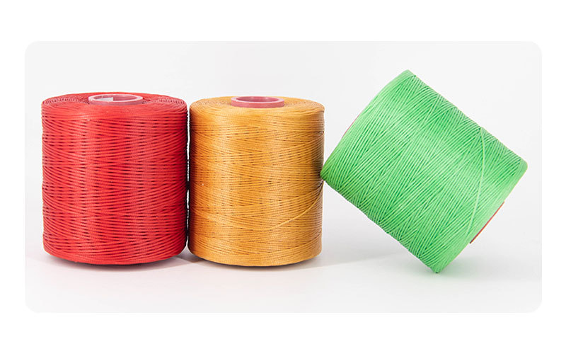Kangfa Flat wax thread diy hand-sewn leather wax thread Leather goods hand-woven wax thread 210d polyester flat wax thread pic 22