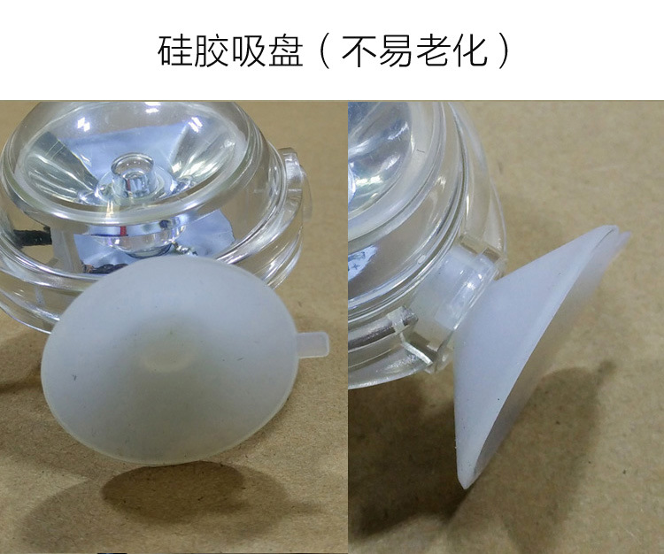 The Baojie Aquarium LED fish tank diving light features a seven-color color-changing spotlight with a 180-degree adjustable focus pic 30