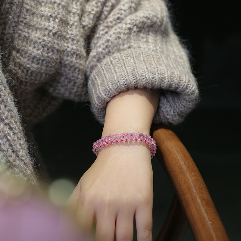 Super Seven Super hand-woven transparent Crystal Bracelet Jewelry for women, factory direct sales and wholesale for best friends pic 9