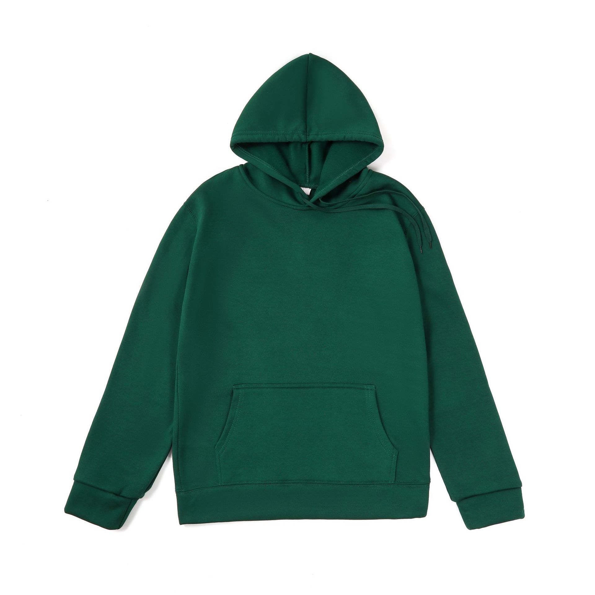 Comercio exterior nuevo estilo hombre casual deporte fitness sudadera más peluche más grueso tendencia de moda tamaño grande suelto sudadera con capucha pic 3
