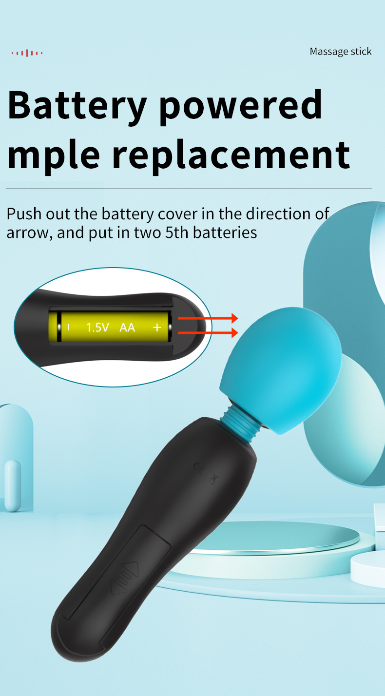 成人用品硅胶AV棒电池按摩女用情趣性玩具自慰器震动棒外贸详情13