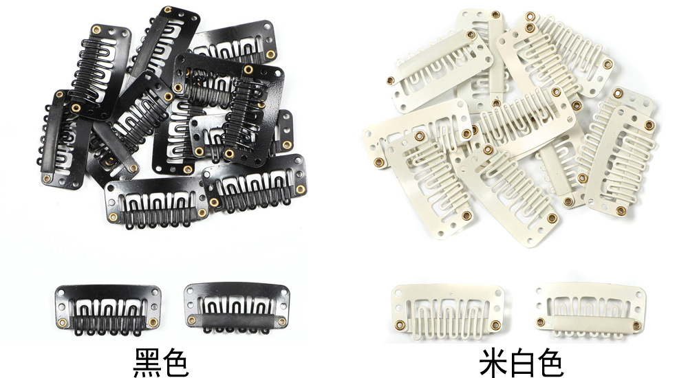 Wig tool accessories: 30 pieces, wig clips, U-shaped 3.2cm clips, BB clips, beret fixing clips pic 4
