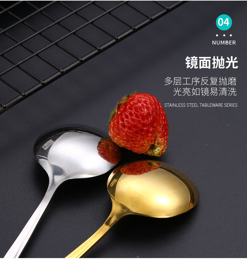 不锈钢便携餐具 勺子叉子筷子葡萄牙三件套 学生餐具礼品户外套装详情25