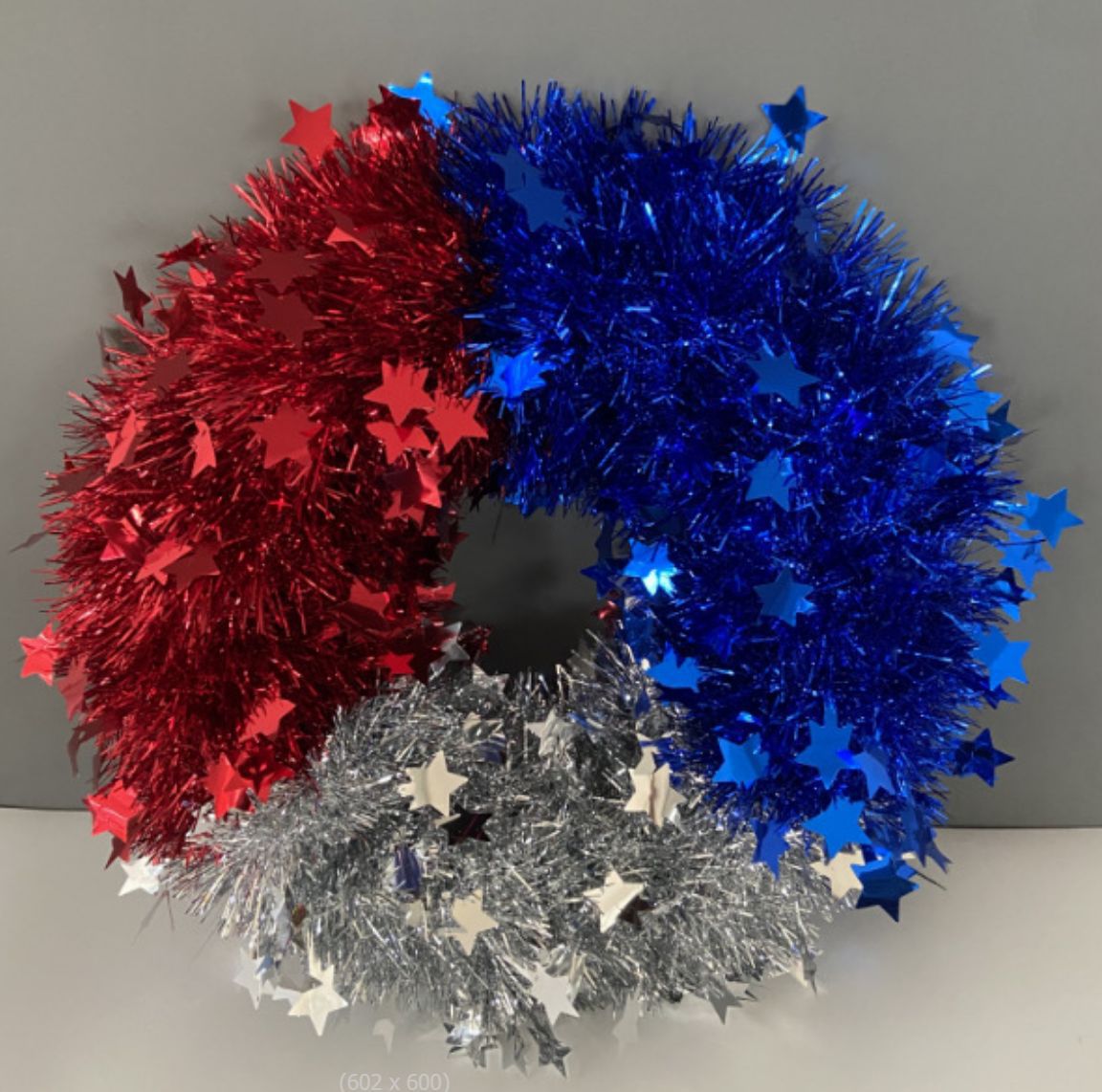 25cm American Independence Day series Christmas colorful stripes, garlands, holiday decorations, pendants, door decorations, encrypted version pic 11