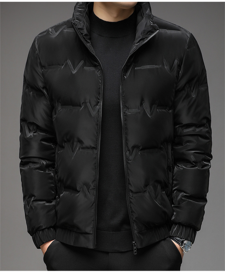 羽绒服男士外套短款立领修身白鸭绒潮流轻薄帅气冬季新款外套男士详情10