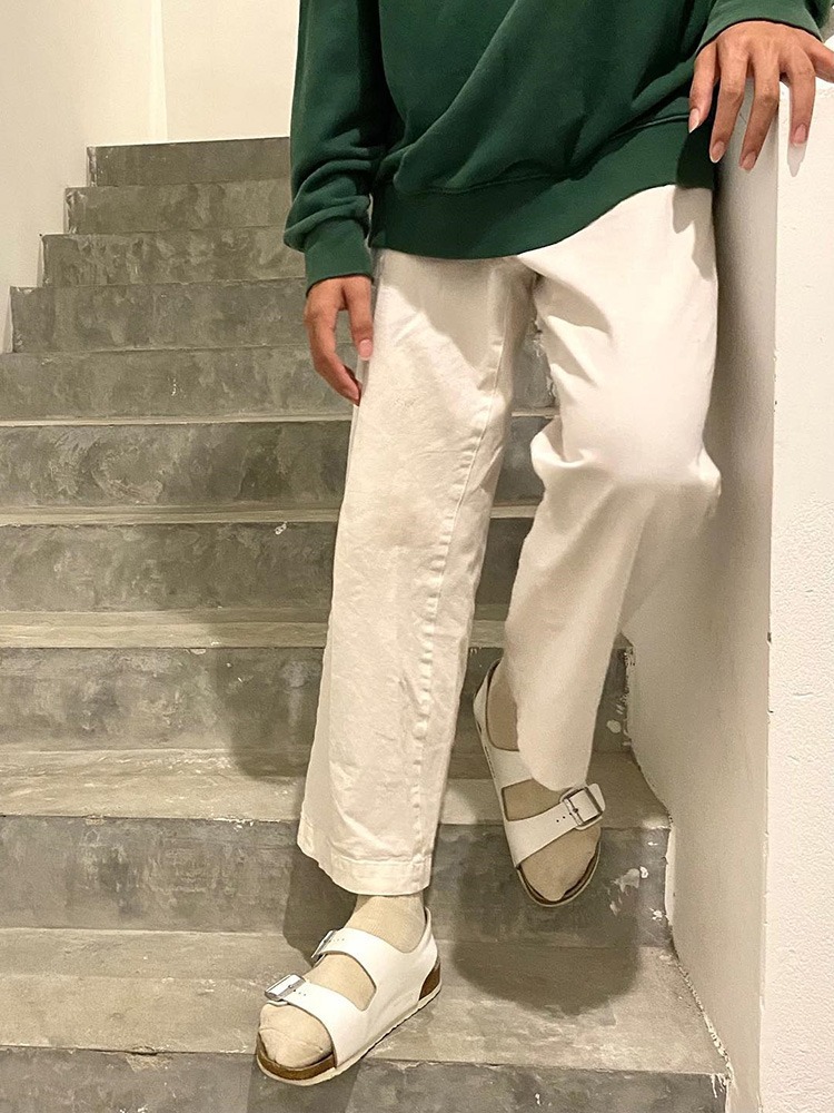 BK全牛皮勃肯鞋真皮软木凉鞋复古男女款厚底双排扣棕色大码博肯鞋详情26