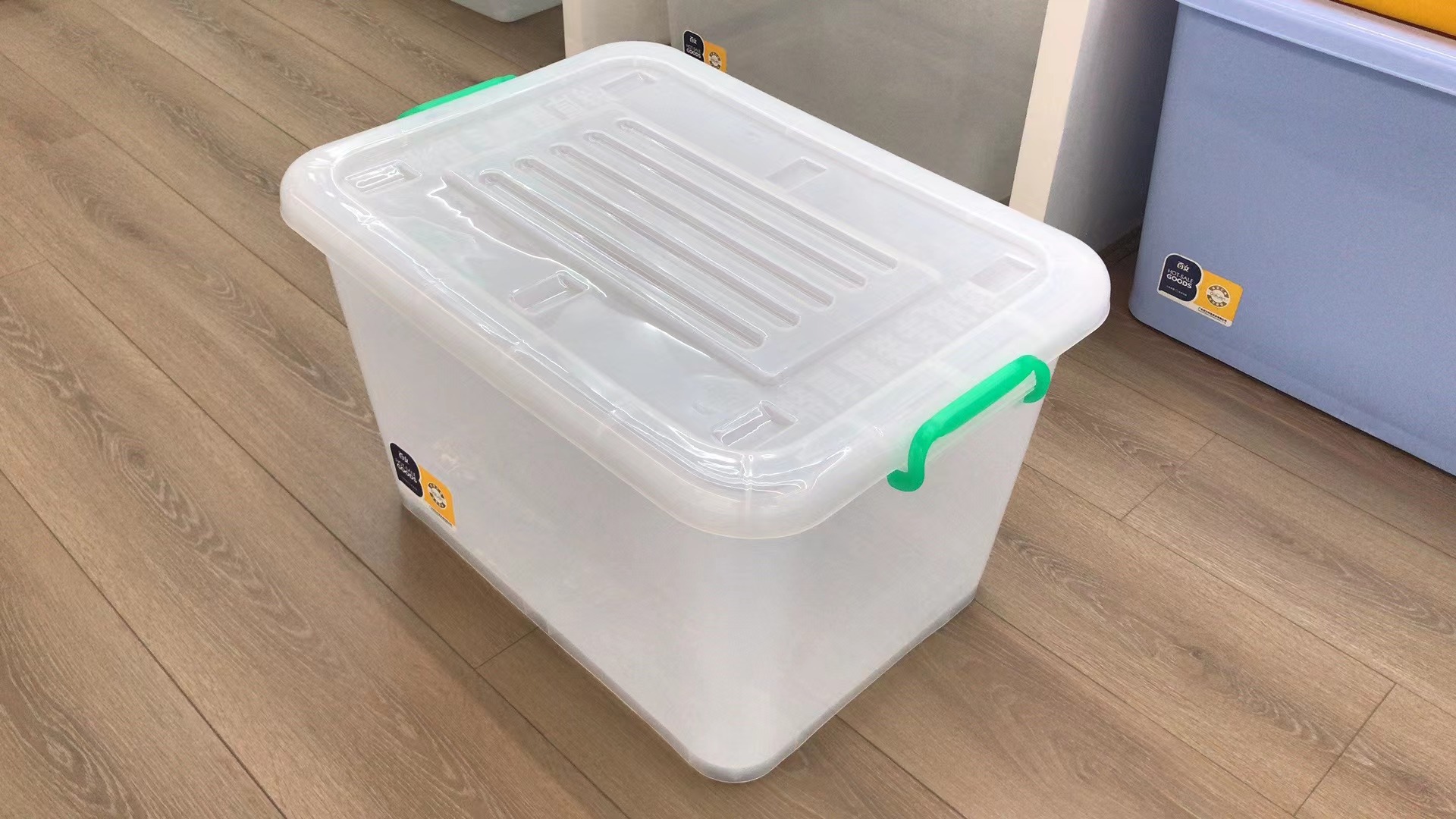 Wholesale of large-sized plastic storage boxes with sliding LIDS and wheels, as well as clothing and toy storage boxes pic 4