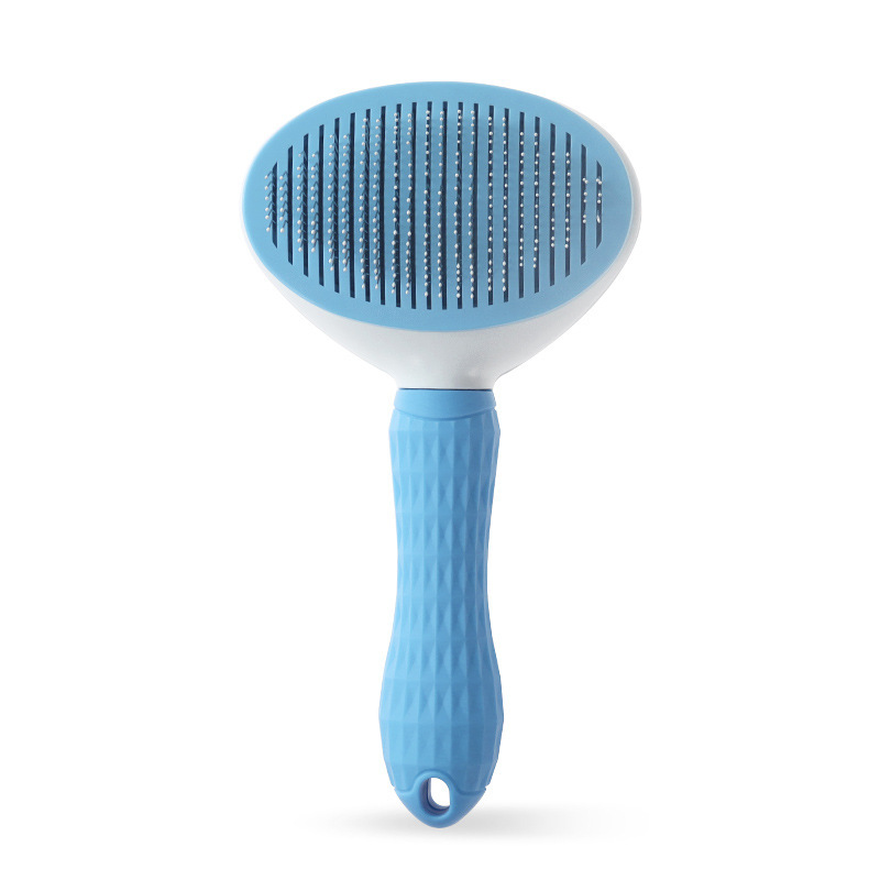 Pet cat combs, cleaning floating hair, dog needle combs, self-cleaning combs, hair removal combs, one-click hair removal combs, pet supplies combs for cats and dogs pic 14