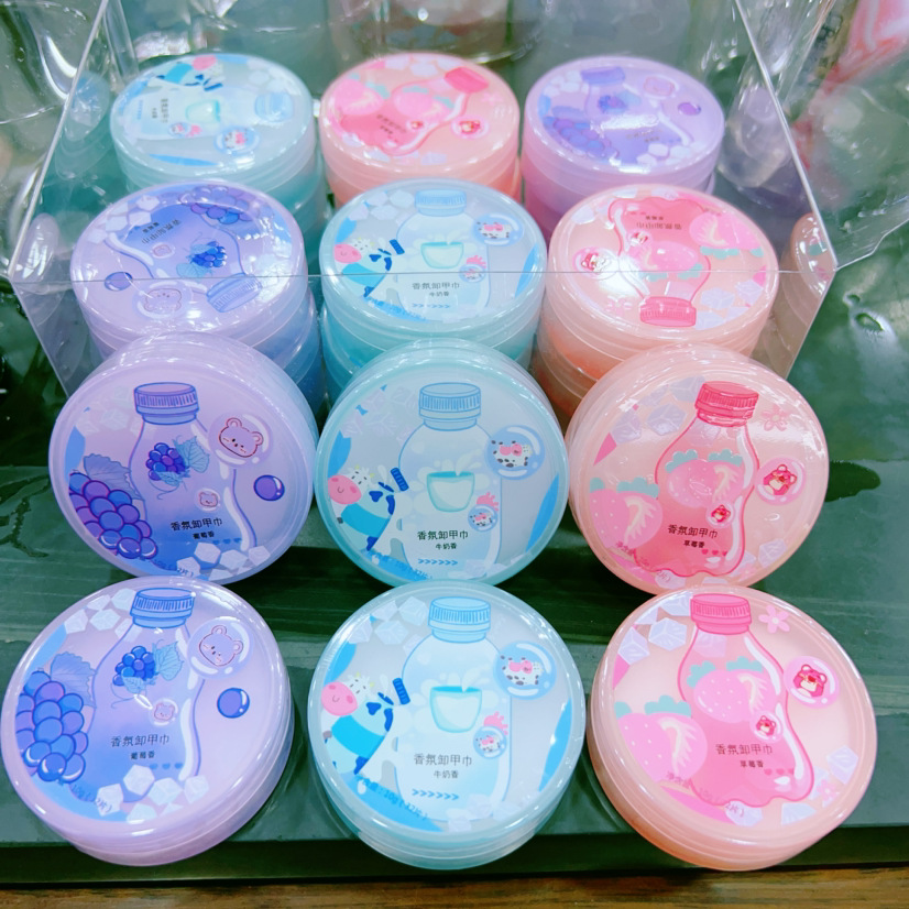 Cross-border Locia nail Polish remover, nail polish remover, Fruit-flavored peel nail polish products, Nail Polish Remover 32 pic 2