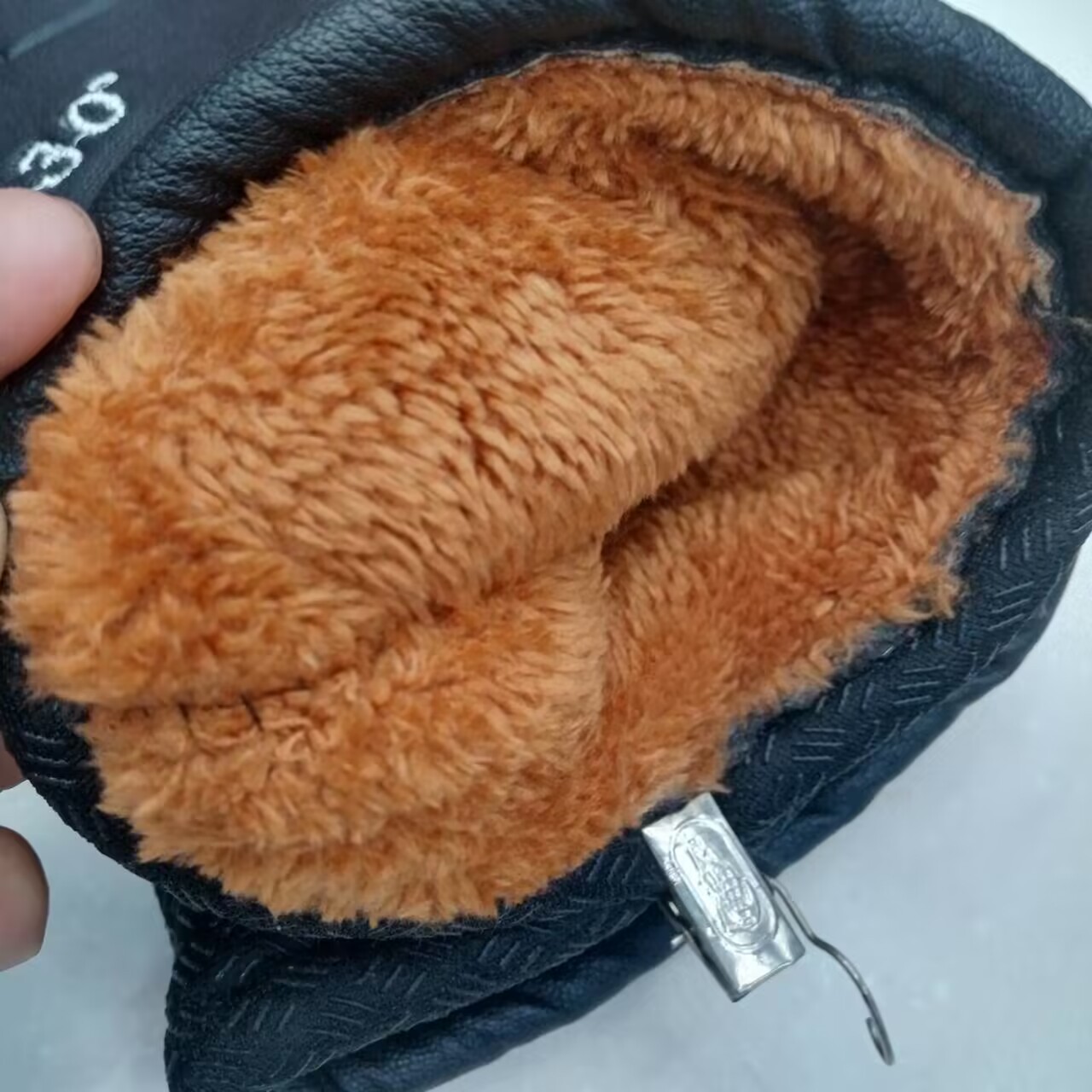 跨境加长加厚PU骑行手套加绒防滑防水滑雪保暖手套详情7