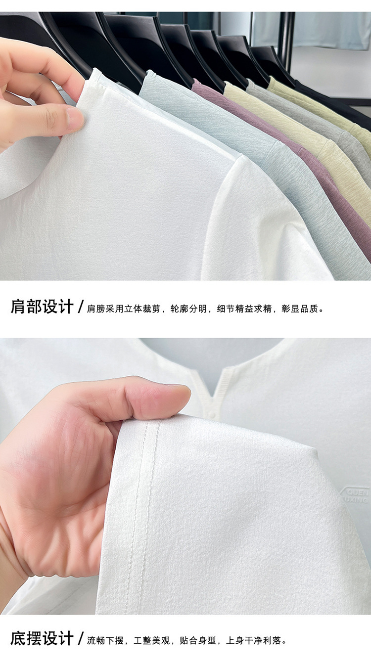 夏季新款短袖男t恤圆领潮牌百搭新品上衣男生衣服男士短袖体恤详情19