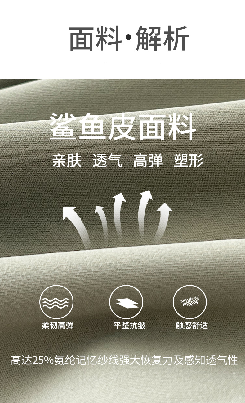 2301云感鱼骨鲨鱼裤批发春款提臀收腹修身打底裤运动瑜伽芭比裤女详情16