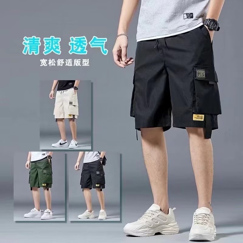 美式工装裤子男士春夏款休闲男裤2025新款大码夏季薄款工装裤男潮详情3