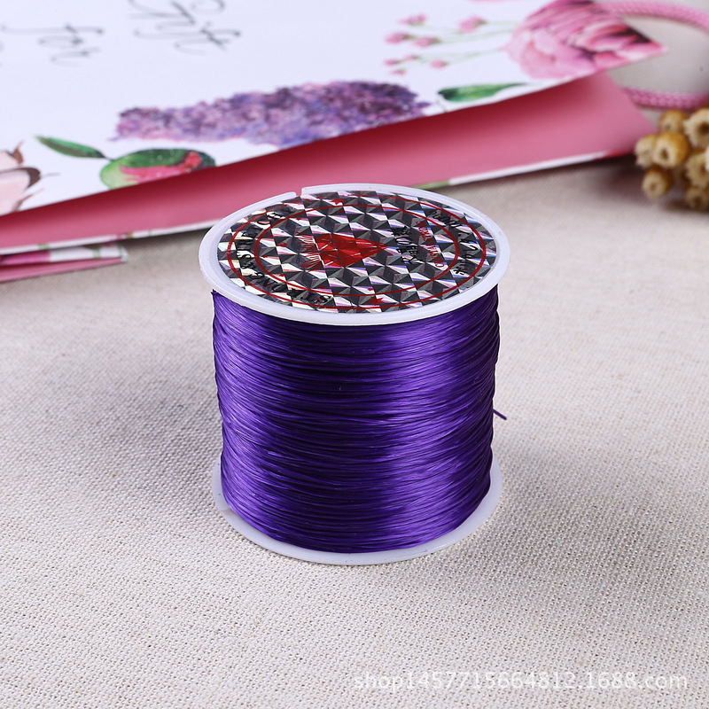 扁形水晶线佛珠弹力线松紧线diy手工编织手链串珠线绳子详情12