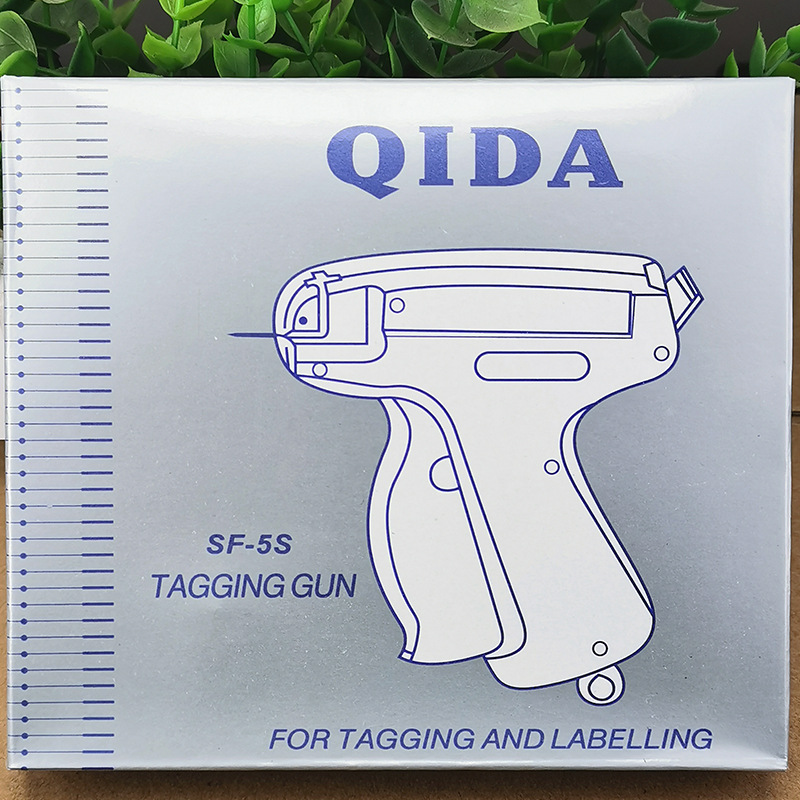 Cross-border tag gun needle QIDA new grey plastic clothing tag gun, trademark gun, label gun factory direct sales pic 2