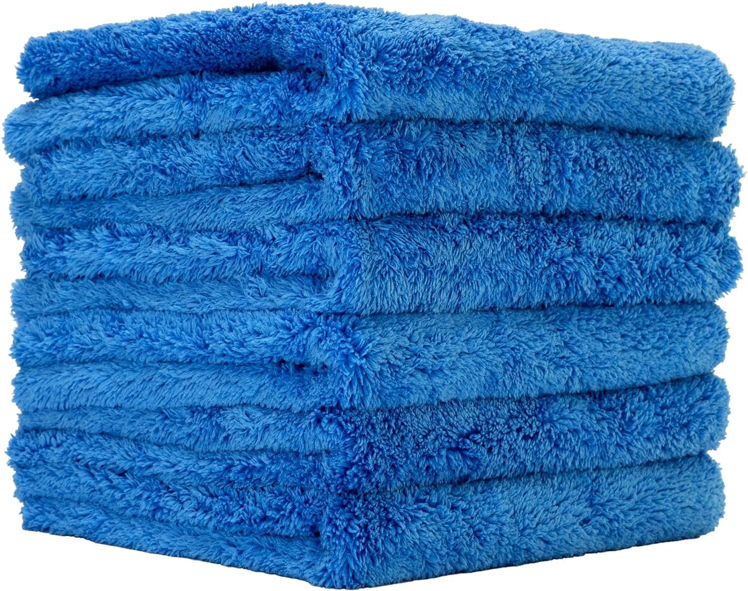 超细纤维珊瑚绒无边毛巾 擦车吸水不伤漆550GSM激光切边擦车巾详情22